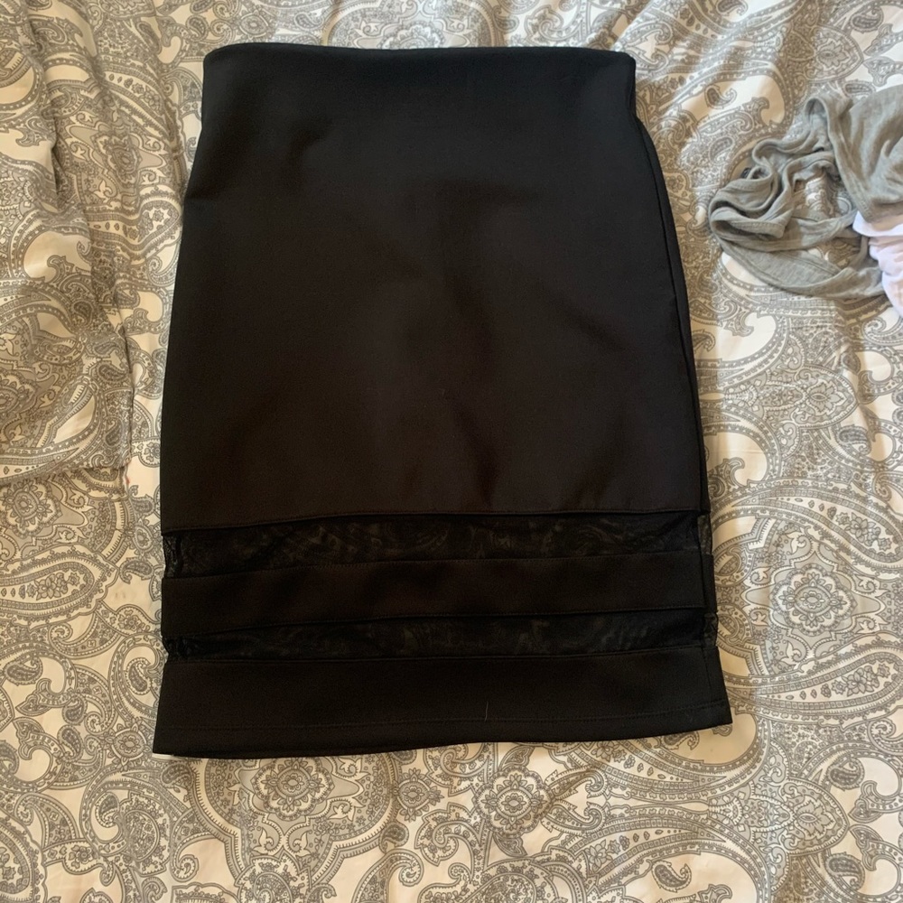 Black skirt